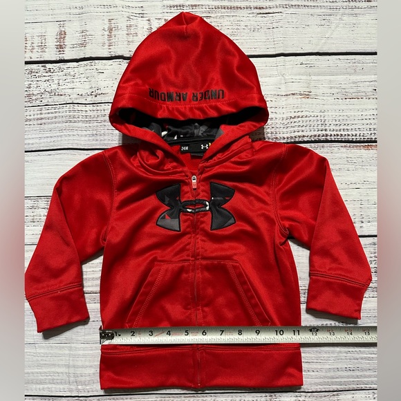Under Armour Baby Boys Full Zip Hoodie Size 24 Months - Picture 3 of 4